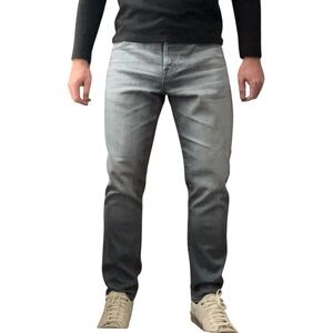 AG Jeans Men’s Sayre Drop-Rise Tapered Jean Denim Size 32x30 Gray New